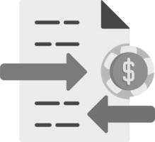 transaction histoire vecteur icône