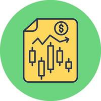 icône de vecteur d'investissement