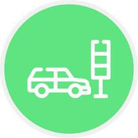 Taxi signal Créatif icône conception vecteur