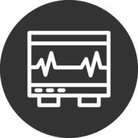 électrocardiogramme Créatif icône conception vecteur