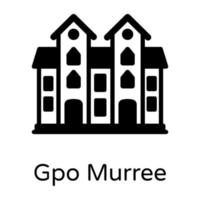 point de repère gpo murree vecteur