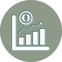 icône de vecteur de croissance