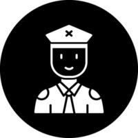 icône de vecteur de police