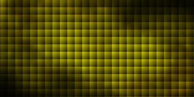 texture de vecteur vert foncé, jaune dans un style rectangulaire.