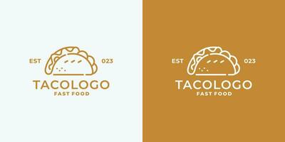 taco logo conception vecteur illustration