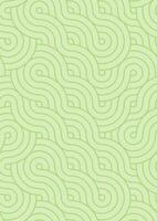 abstrait cercle ligne Contexte illustration papier Taille avec vert couleur. vecteur