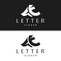 ta lettre logo, à logo moderne et luxe icône vecteur modèle élément