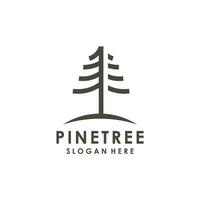 pin arbre conception élément vecteur icône avec Créatif concept