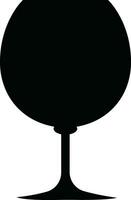 du vin des lunettes Icônes ensemble Facile symbole de bar, restaurant. divers du vin verre plat ou ligne vecteur noir silhouette collection pour mobile concept et la toile conception.