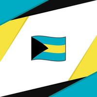 Bahamas drapeau abstrait Contexte conception modèle. Bahamas indépendance journée bannière social médias poste. Bahamas vecteur
