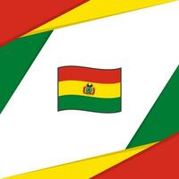 Bolivie drapeau abstrait Contexte conception modèle. Bolivie indépendance journée bannière social médias poste. Bolivie vecteur