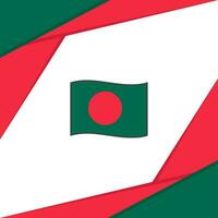 bangladesh drapeau abstrait Contexte conception modèle. bangladesh indépendance journée bannière social médias poste. bangladesh vecteur