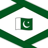 Pakistan drapeau abstrait Contexte conception modèle. Pakistan indépendance journée bannière social médias poste. Pakistan modèle vecteur