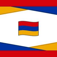 Arménie drapeau abstrait Contexte conception modèle. Arménie indépendance journée bannière social médias poste. Arménie vecteur