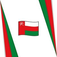 Oman drapeau abstrait Contexte conception modèle. Oman indépendance journée bannière social médias poste. Oman drapeau vecteur