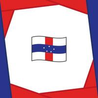 Pays-Bas antilles drapeau abstrait Contexte conception modèle. Pays-Bas antilles indépendance journée bannière social médias poste. Pays-Bas antilles bannière vecteur