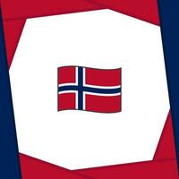 Norvège drapeau abstrait Contexte conception modèle. Norvège indépendance journée bannière social médias poste. Norvège bannière vecteur
