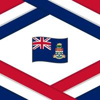 caïman îles drapeau abstrait Contexte conception modèle. caïman îles indépendance journée bannière social médias poste. caïman îles modèle vecteur