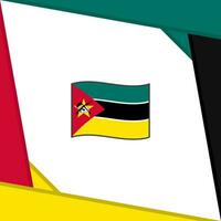 mozambique drapeau abstrait Contexte conception modèle. mozambique indépendance journée bannière social médias poste. mozambique indépendance journée vecteur