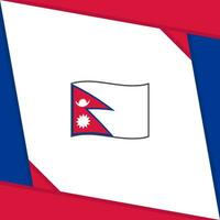 Népal drapeau abstrait Contexte conception modèle. Népal indépendance journée bannière social médias poste. Népal indépendance journée vecteur