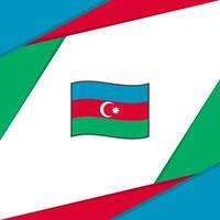 Azerbaïdjan drapeau abstrait Contexte conception modèle. Azerbaïdjan indépendance journée bannière social médias poste. Azerbaïdjan vecteur