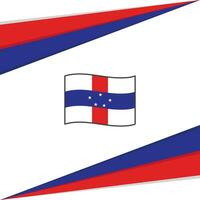 Pays-Bas antilles drapeau abstrait Contexte conception modèle. Pays-Bas antilles indépendance journée bannière social médias poste. Pays-Bas antilles conception vecteur