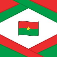 burkina faso drapeau abstrait Contexte conception modèle. burkina faso indépendance journée bannière social médias poste. burkina faso modèle vecteur