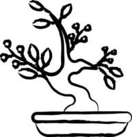 bonsaï vecteur illustration