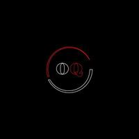 oq Créatif moderne des lettres logo conception modèle vecteur