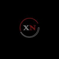 xn Créatif moderne des lettres logo conception modèle vecteur