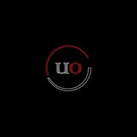 uo Créatif moderne des lettres logo conception modèle vecteur