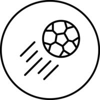 icône de vecteur de ballon de football