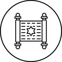 torah vecteur icône