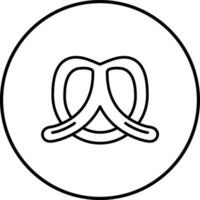 icône de vecteur de bretzel
