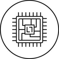 icône de vecteur de micropuce