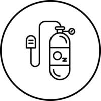 icône de vecteur de masque à oxygène