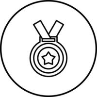 icône de vecteur de médaille