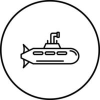 armée sous-marin vecteur icône
