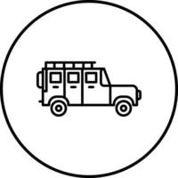 icône de vecteur de jeep