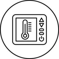 icône de vecteur de thermostat