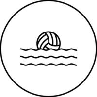 waterpolo vecteur icône