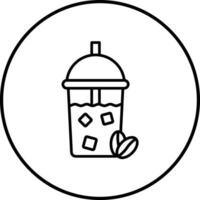 icône de vecteur de café glacé