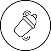 icône de vecteur de shaker à cocktail