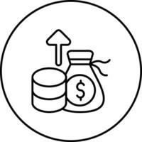 icône de vecteur de collecte de fonds