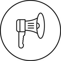 icône de vecteur de mégaphone