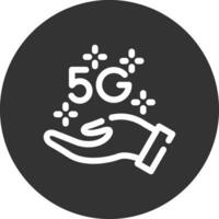 conception d'icônes créatives 5g vecteur