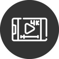 conception d'icônes créatives en streaming vidéo vecteur