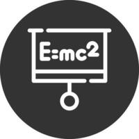 conception d'icône créative de relativité vecteur