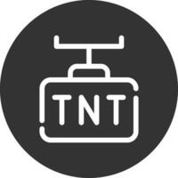 conception d'icône créative tnt vecteur