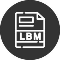 lbm Créatif icône conception vecteur